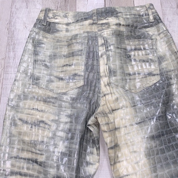 ASOS snakeskin green pants size 25 - Picture 8 of 8